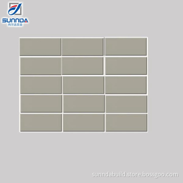 cheap shallow brown color subway tiles 75x150mm produced in China with Dubai price